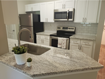 renovated kitchen model at The Orleans of Decatur, Decatur, 30033